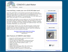Tablet Screenshot of cddvdlabelmaker.com